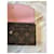 Louis Vuitton Monogram Rose Geldbörse Braun Pink  - Ansicht 5