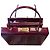 Autre Marque Bolsa de couro de crocodilo bordô Bordeaux