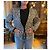 Giacca vintage nera e bianca con fiocchi Yves Saint Laurent Nero Bianco - vista 2