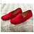 Autre Marque Mocassini in suede rosso Saint Tropez - vista 3