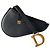 Cartera Saddle icónica Christian Dior – cuero negro – charm 'D' – nueva, conjunto completo