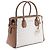 Michael Kors Borsa Mercer con Logo Signature Beige - vista 4