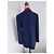 Autre Marque MODETROTTER Blazer blu navy con colletto a contrasto Rosso Crudo - vista 6
