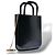 Borsa shopping mini Saint Laurent Nero - vista 3