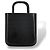 Borsa shopping mini Saint Laurent Nero - vista 7