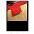 Borsa a mano Gucci Sylvie in pelle rossa Rosso - vista 4
