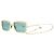 Nuevas gafas de sol GG1112S de Gucci Dorado Azul claro - vista 8