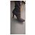 Botas Free Lance de cuero marrón efecto cocodrilo Marrón oscuro - vista 4