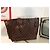 Borsa a mano Louis Vuitton Neverfull MM Pelle Marrone Chiaro - vista 2