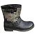 Stivaletti Ash Titan in pelle nera con borchie Nero