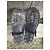 Stivaletti Ash Titan in pelle nera con borchie Nero - vista 5