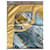 Hermès Foulard di seta 'Grønland' Marrone Bianco Blu Grigio Giallo - vista 3