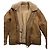 Autre Marque Leather and Shearling Aviator Jacket Brown