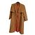 Autre Marque Abrigo largo de cuero de cabra camel Léo Marciano Castaño Camello