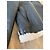 All Saints Black leather aviator jacket with shearling lining - view 3