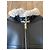 All Saints Black leather aviator jacket with shearling lining - view 4