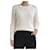 Sandro Ecru Rippstrick-Pullover Roh  - Ansicht 1