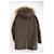 Parka con capucha de piel de Sandro Castaño Caqui - vista 2