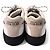 Versace Jeans Couture Sneakers basse in pelle e camoscio Versace Nero Bianco Beige - vista 4