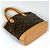 Borsa Tote Lockit di Louis Vuitton Marrone Monogramma - vista 2