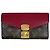 Cartera Pallas Louis Vuitton Castaño Roja Fucsia Monograma