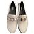 Dior Odeon Mocassino in Pelle Grana Grigia/Beige Grigio