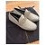 Dior Odeon Mocassino in Pelle Grana Grigia/Beige Grigio - vista 2