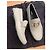 Dior Odeon Mocassino in Pelle Grana Grigia/Beige Grigio - vista 3