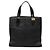 Burberry schwarze Leder-Tote