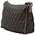 Borsa a tracolla in tela Zucca marrone Fendi - vista 2