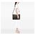 Borsa a tracolla in tela Zucca marrone Fendi - vista 7