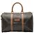 Dior Reisetasche aus schwarzem beschichtetem Canvas mit Wabenmuster