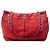 SAC A MAIN CHANEL ULTRA SOFT SHOPPING LOGO CC EN CUIR SUEDE ROUGE HAND BAG