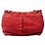SAC A MAIN CHANEL ULTRA SOFT SHOPPING LOGO CC EN CUIR SUEDE ROUGE HAND BAG - vue 2