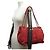 SAC A MAIN CHANEL ULTRA SOFT SHOPPING LOGO CC EN CUIR SUEDE ROUGE HAND BAG - vue 6