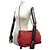 SAC A MAIN CHANEL ULTRA SOFT SHOPPING LOGO CC EN CUIR SUEDE ROUGE HAND BAG - vue 7