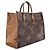 Louis Vuitton Onthego GM Bag / Giant Reverse Monogram Patterns Light brown Dark brown - view 5