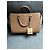 Bolsa de mão Burberry Banwell em couro bege - vista 2