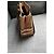 Bolsa de mão Burberry Banwell em couro bege - vista 7