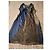 Autre Marque No-Na Pure Seidenkleid Braun Blau - Ansicht 10