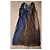 Autre Marque No-Na Pure Seidenkleid Braun Blau - Ansicht 5