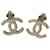 Orecchini Chanel CC Perle Argento Bianco  - vista 1