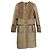 Abrigo Tory Burch de piel de oveja beige