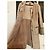 Abrigo Tory Burch de piel de oveja beige - vista 4