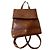 Brauner Leder-Rucksack von Chanel