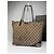 Vintage Gucci Monogram Tote Bag beige braun - Ansicht 13
