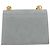 Pochette a spalla con catena Gancini in suede grigio e oro Auth 163100V di Salvatore Ferragamo - vista 2