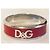Iconico bracciale DOLCE & GABBANA in pelle rossa effetto rettile e acciaio Argento Rosso - vista 10