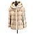 Autre Marque Cappotto con cappuccio in visone marrone