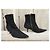 Autre Marque Botines Mine De Rien de ante negro con flecos - vista 3